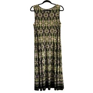 Julian Taylor Sleeveless Midi Dress